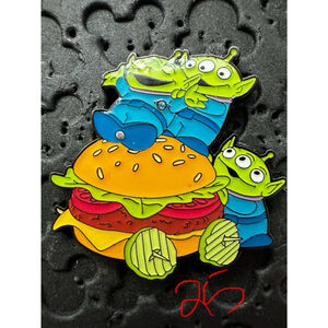 Loungefly Little Green Men Hamburger Aliens Food Toy Mystery Disney Pin 170509